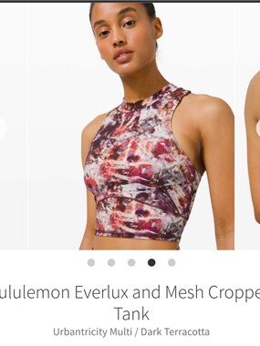 lululemon Urbantricity Multi High-Neck Cropped Tank